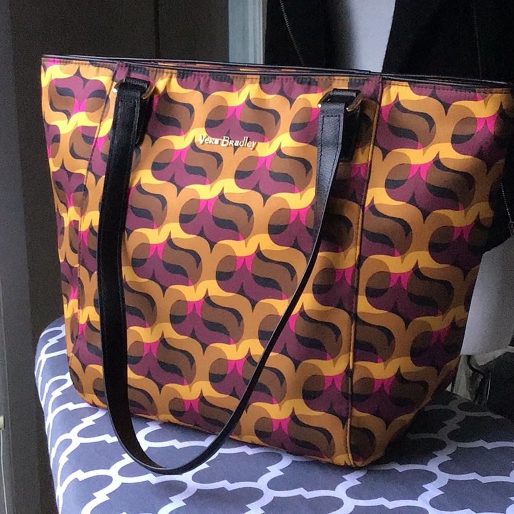 EC Vera Bradley Small Ella Tote in Modern Lights